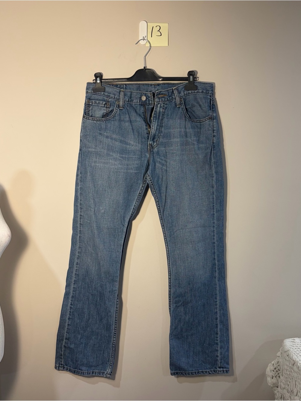 Levi's Straight-Leg Jeans in Medium Blue Wash
